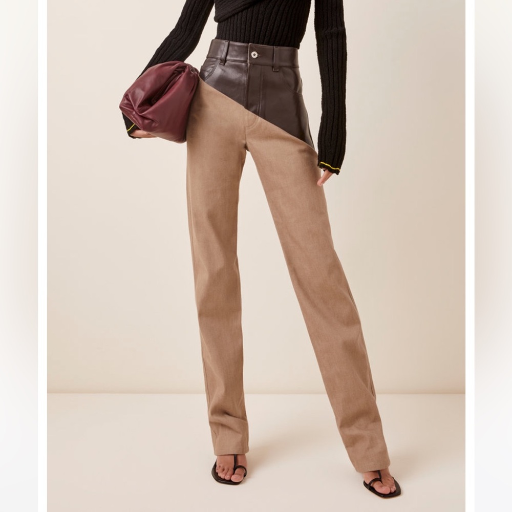 New with tags Bottega Veneta leather pants
